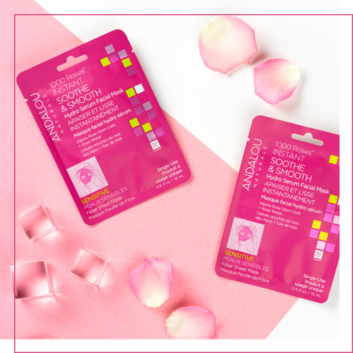 SENSITIVE 1000 ROSES INSTANT SOOTHE & SMOOTH SHEET MASK